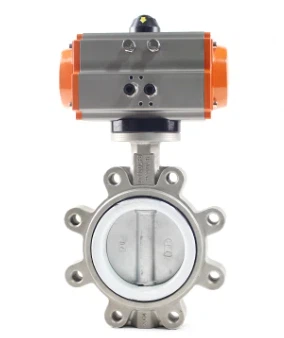 Stainless Steel Pneumatic Actuator Wafer Butterfly Valve