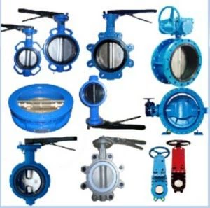 Kema uchun gardishli kelebek klapanlar